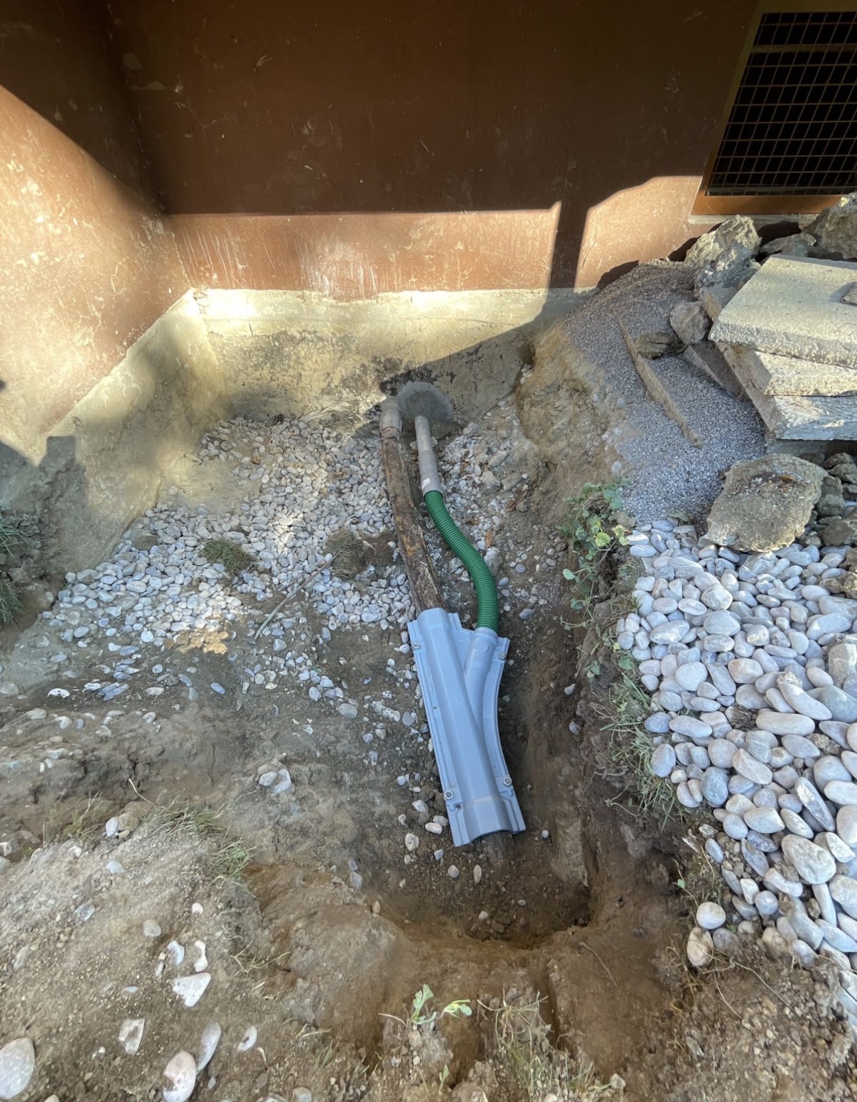 Installation souterraine préparée pour un tirage de câble